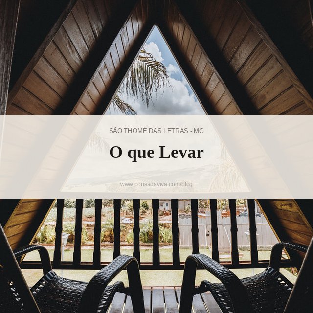 O que Levar